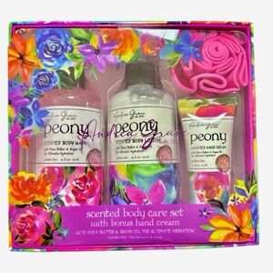 Andrea Grace Peony Scented Body Wash Set - Multicolor